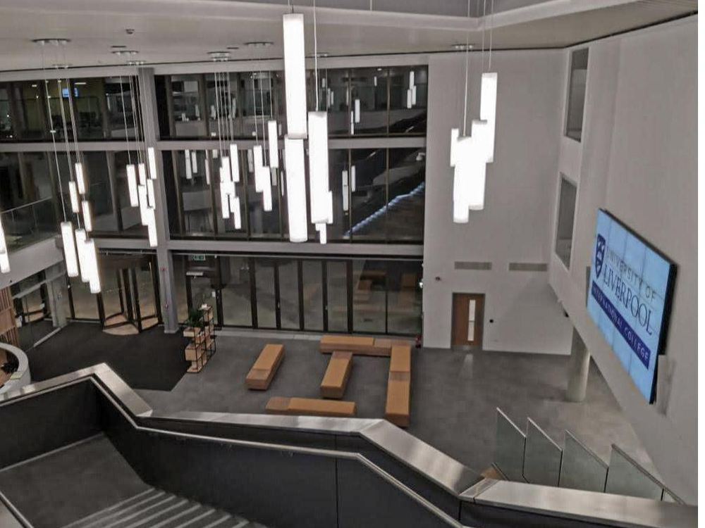 Atrium overview, University of Liverpool