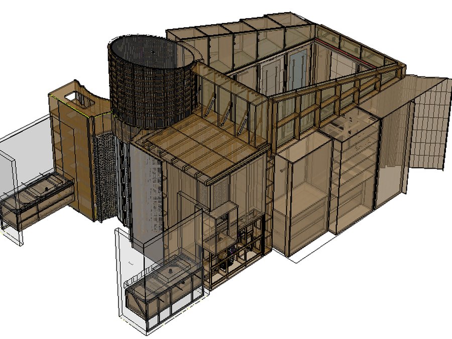 Design and technical resolution — 3D perspective model drawing