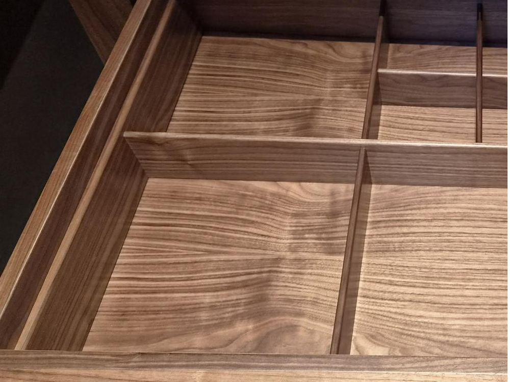Fitted drawer joinery, private study