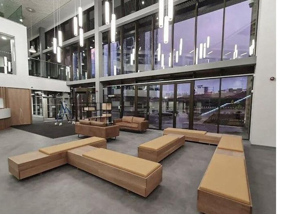 Modular bench seating, University of Liverpool
