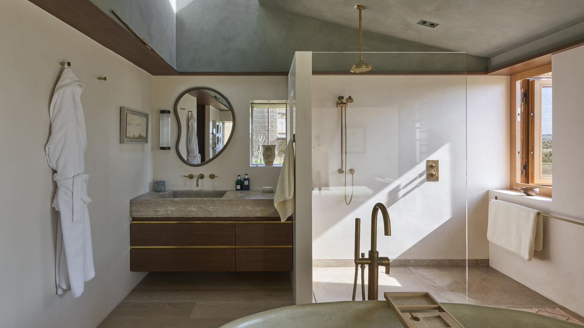 Vanity and bathing suite, private residence